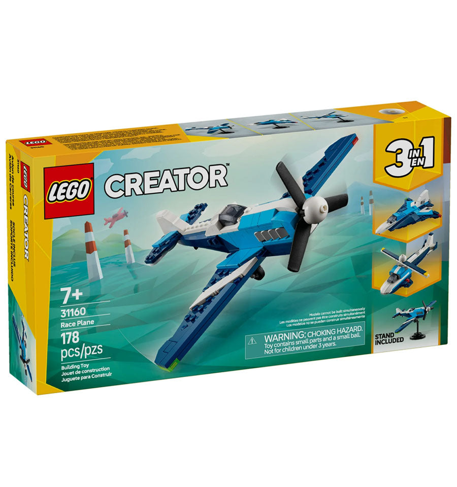 LEGO Creator 3in1 Aircraft Race Plane Building Set (31160)