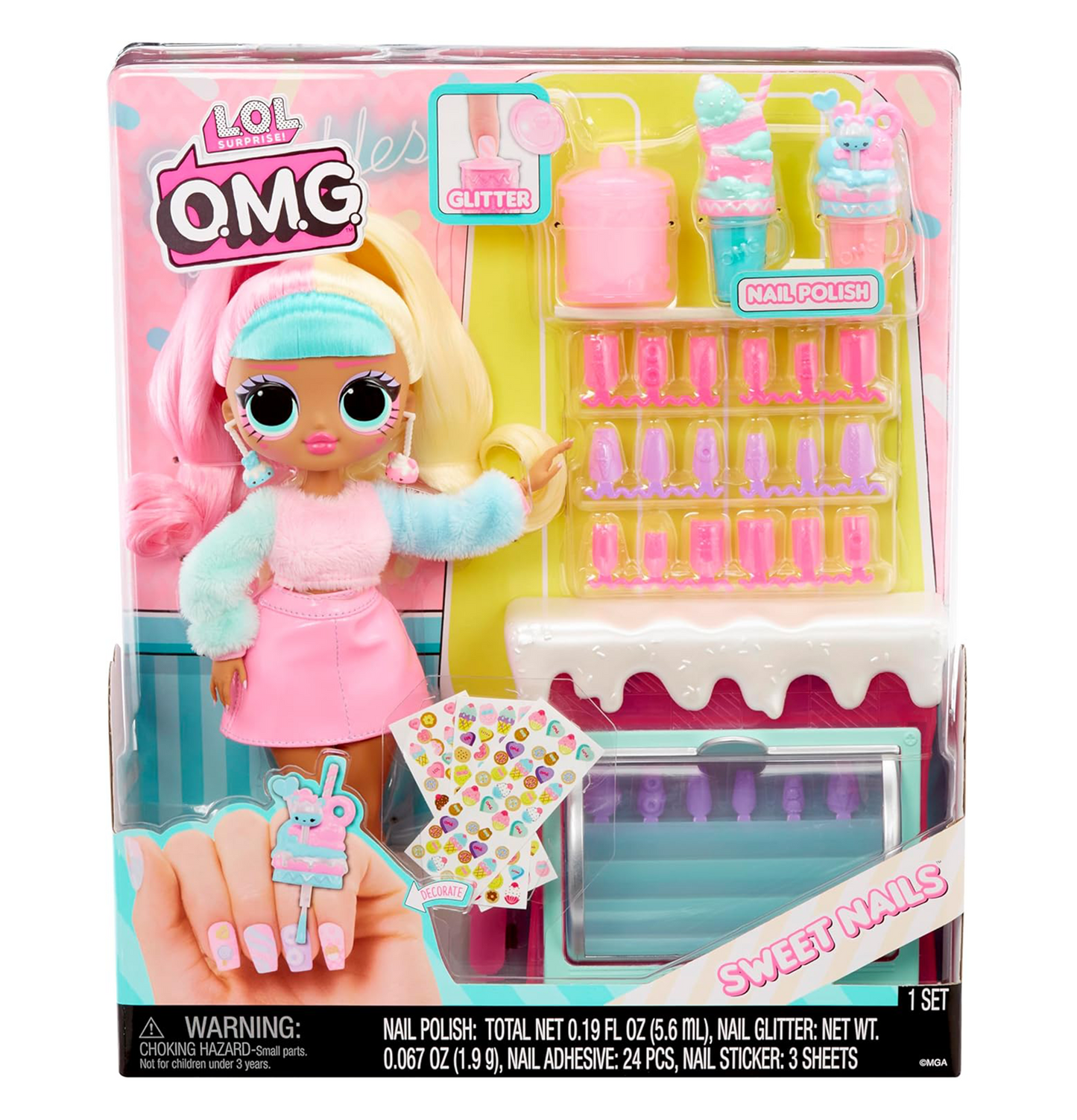 LOL Surprise OMG Sweet Nails Candylicious Sprinkles Shop