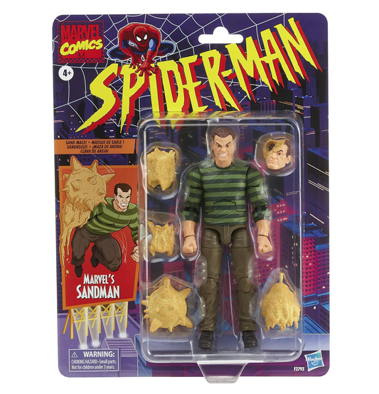 Marvel Legends Series Spider-Man 6-inch-Sandman Retro Action Figure