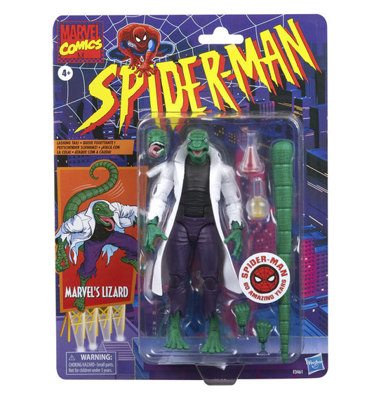Marvel Legends Series Spider-Man 6-inch Marvel’s Lizard Retro Action Figure