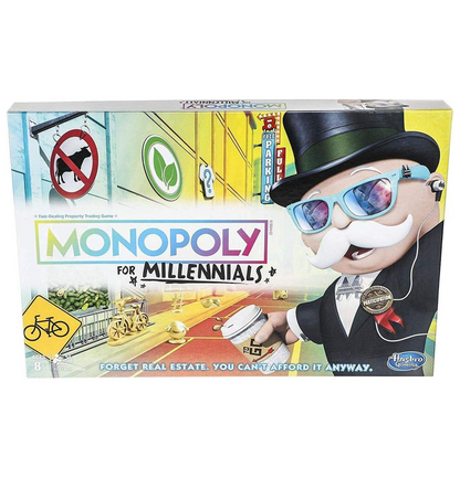 Monopoly for Millennials Board Game