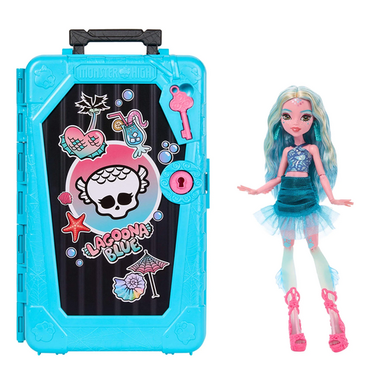 Monster High Skulltimate Secrets Gore-geous Oasis Playset, Lagoona Blue Doll and Accessories