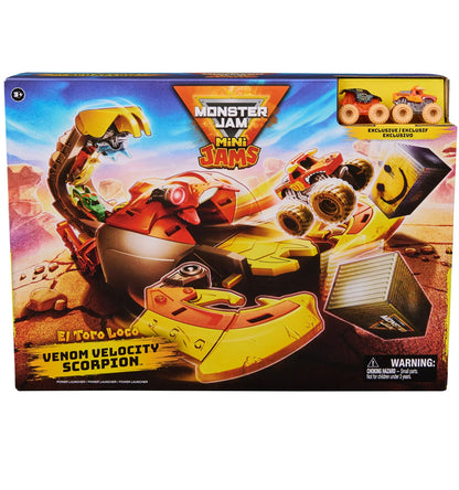 Monster Jam Mini Jams- El Toro Loco Venom Velocity Scorpion Playset