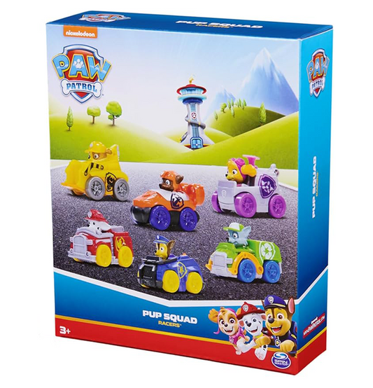 PAW Patrol: Pup Squad Racers, 6-Piece Vehicle Gift Set