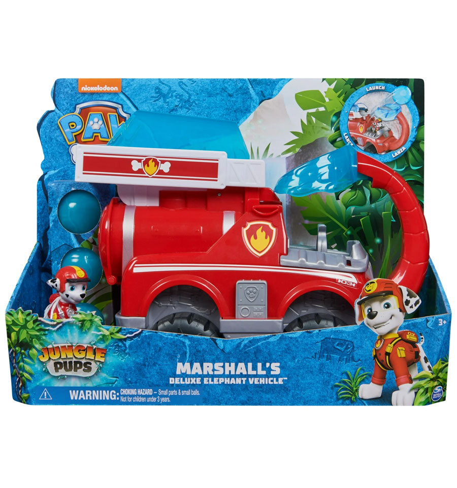 Paw Patrol Jungle Pups Marshall's Deluxe Elephant Vehicle with Vehicle