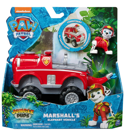 Paw Patrol Jungle Pups, Marshall's Elephant Vehicle with Figure