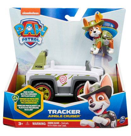Paw Patrol Tracker Jungle Cruiser Vehicle with Figure