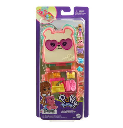 Polly Pocket Micro Cutie Bear Picnic Playset