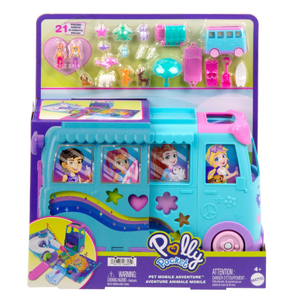 Polly Pocket Pet Mobile Adventure Playset
