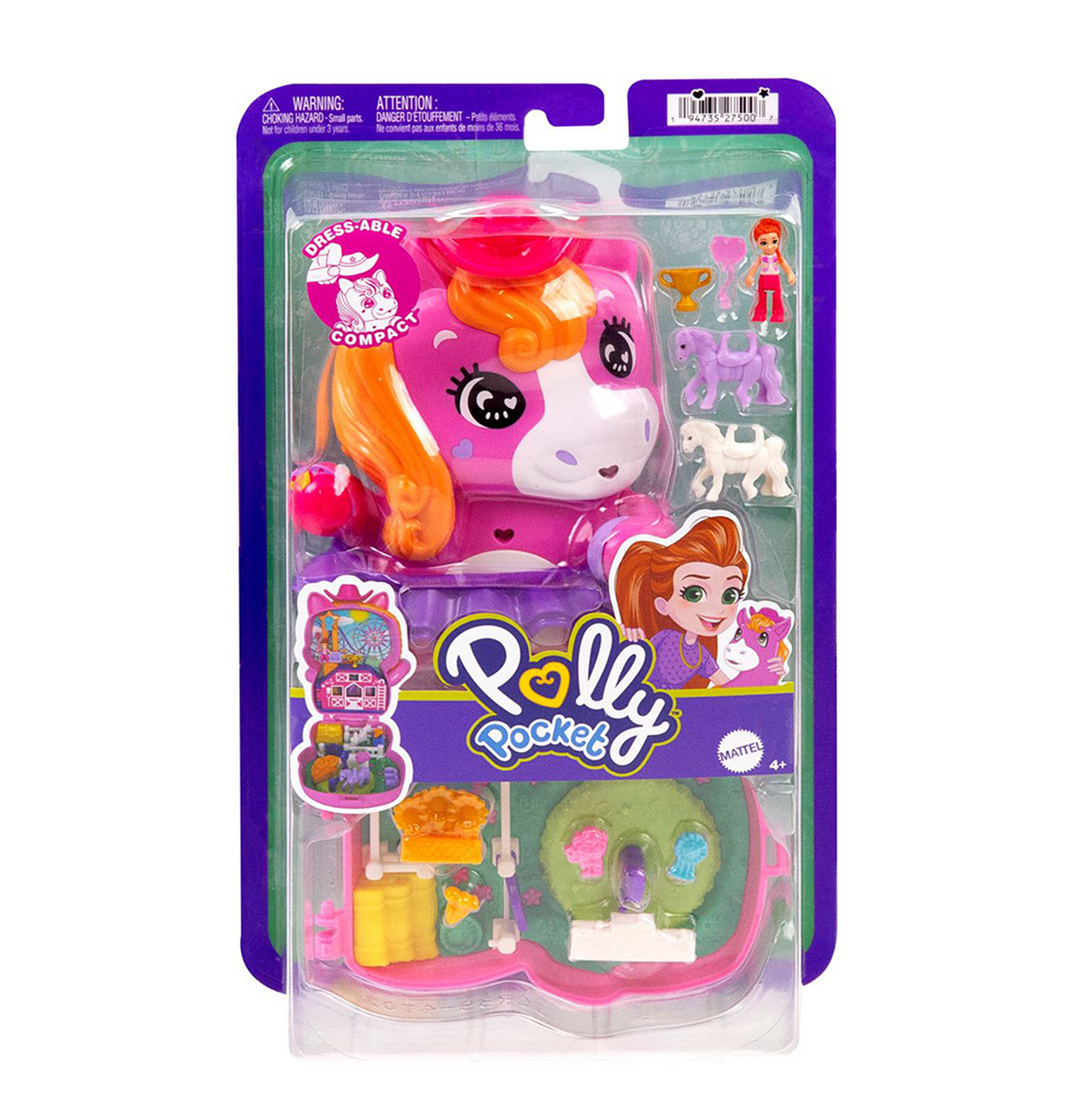 Polly Pocket Pony Rodeo Compact Playset