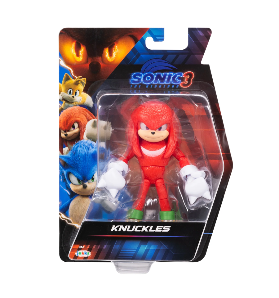 Sonic The Hedgehog 3 Movie 5 inch Knuckles Action Figure