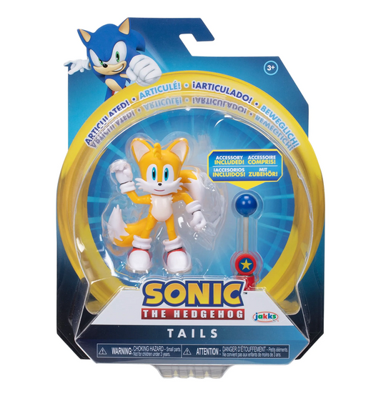 Sonic The Hedgehog Sonic 4" Tails Action Figure with Checkpoint Accessory