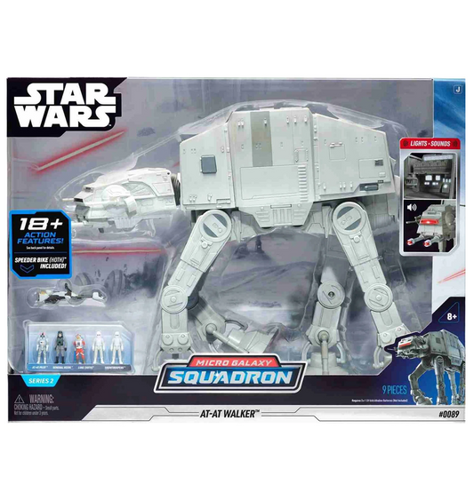 Star Wars AT-AT Walker - 10-inch Assault Class Vehicle with Five 1-inch Micro Figures