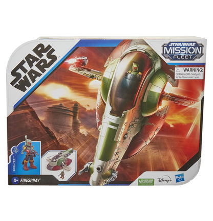 Star Wars Mission Fleet Starship Skirmish, Boba Fett and Starship Figure & Vehicle