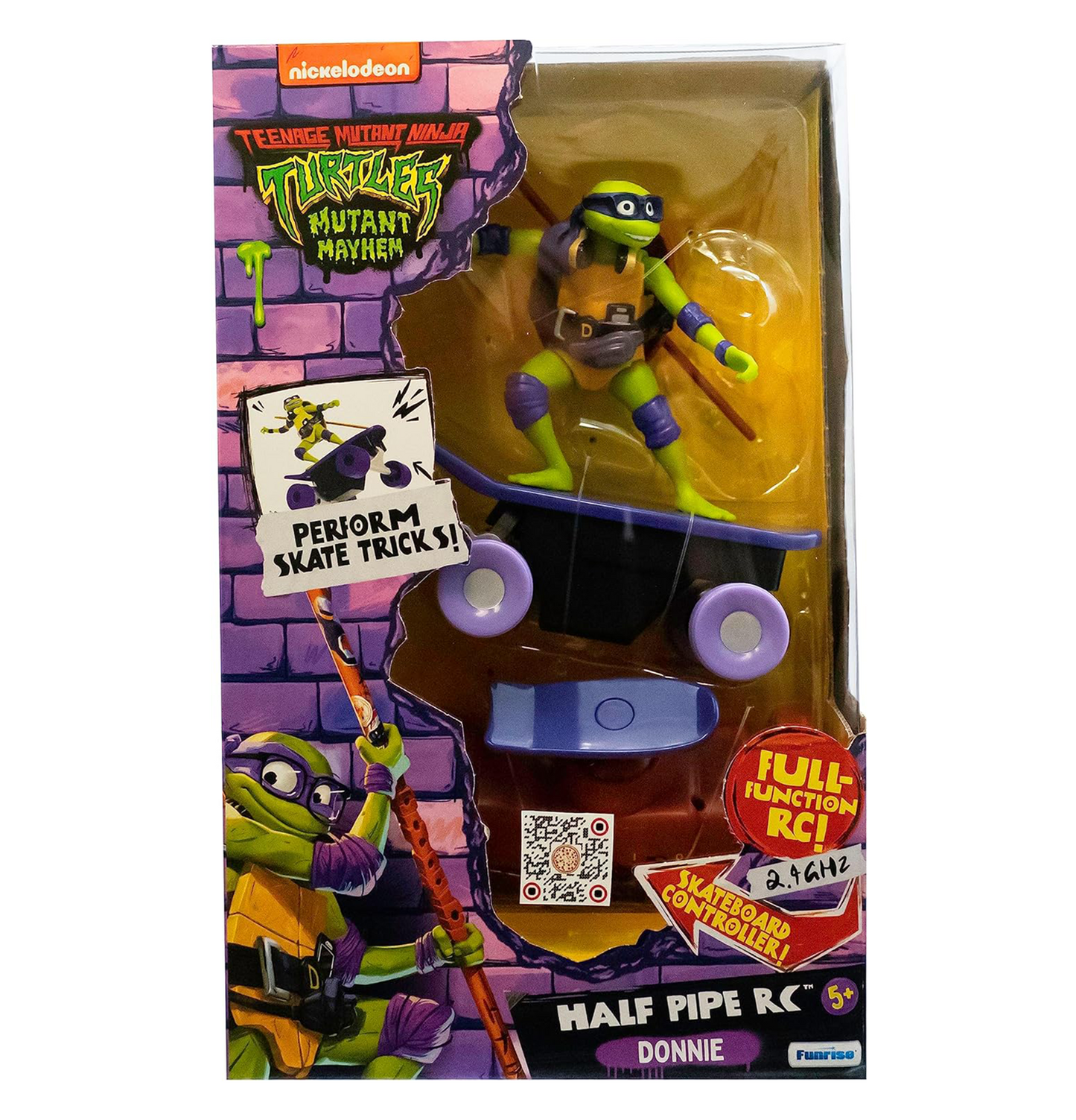 Teenage Mutant Ninja Turtles Mutant Mayhem Half Pipe RC Donatello