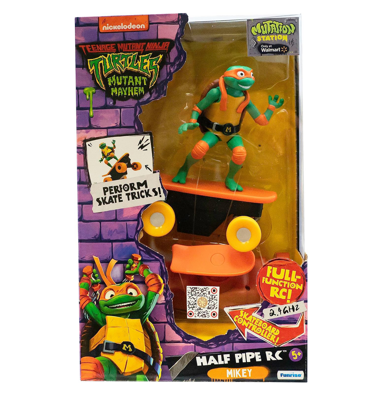 Teenage Mutant Ninja Turtles Mutant Mayhem Half Pipe RC Michelangelo