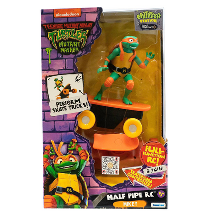 Teenage Mutant Ninja Turtles Mutant Mayhem Half Pipe RC Michelangelo