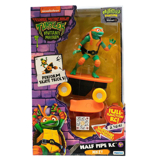 Teenage Mutant Ninja Turtles Mutant Mayhem Half Pipe RC Michelangelo