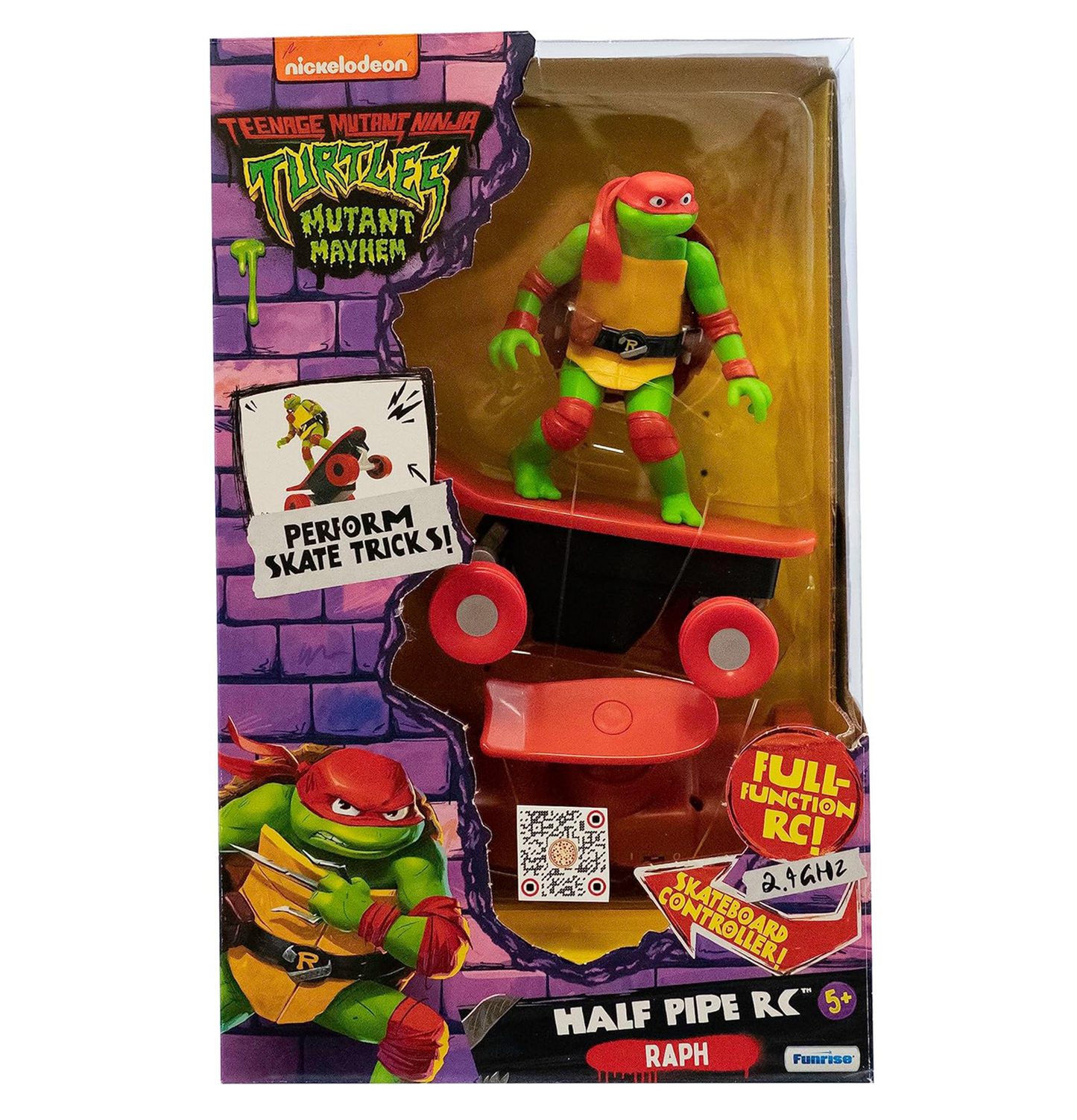 Teenage Mutant Ninja Turtles Mutant Mayhem Half Pipe RC Raphael