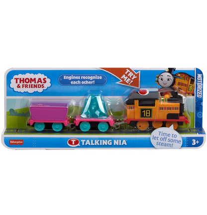 Thomas & Friends Talking Nia Toy Train, Motorized Engine with Phrases & Sounds