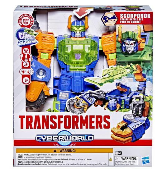 Transformers Cyberworld Scorponok Strike Battle Figure