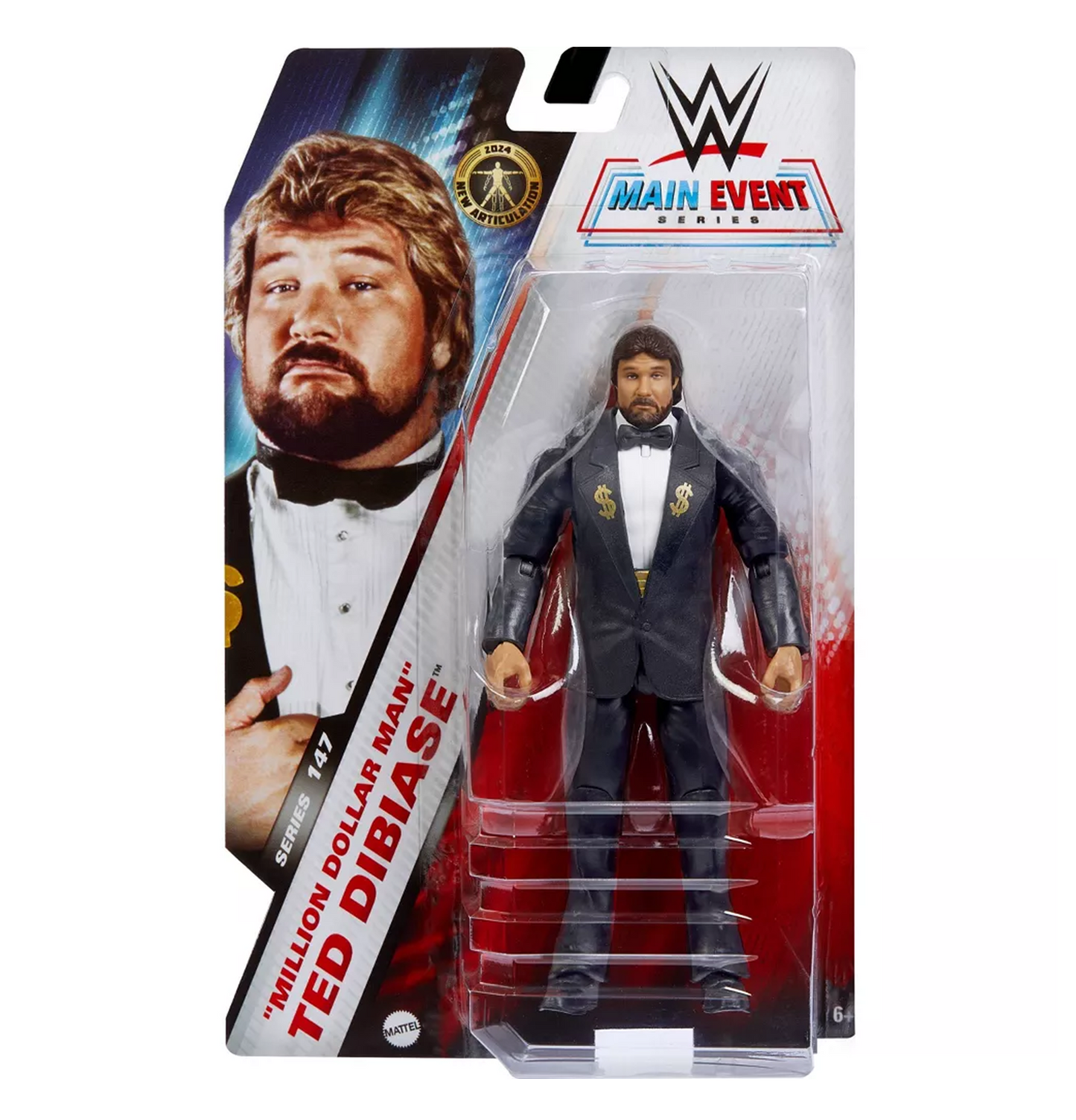 WWE "Million Dollar Man" Ted Dibiase Main Event Action Figure