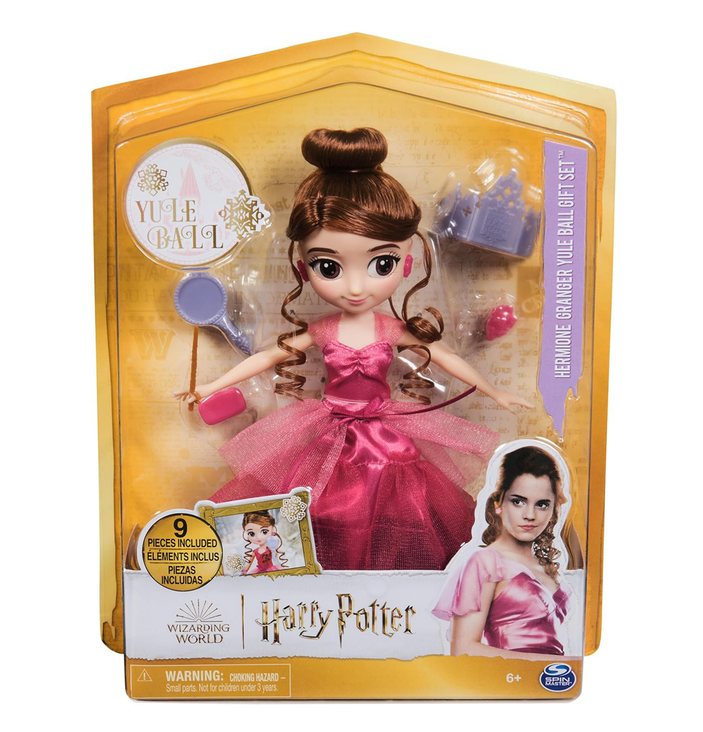 Wizarding World Harry Potter, 8-inch Hermione Granger Yule Ball Fashion Doll Gift Set