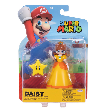 World of Nintendo Daisy 4" Figure with Super Star