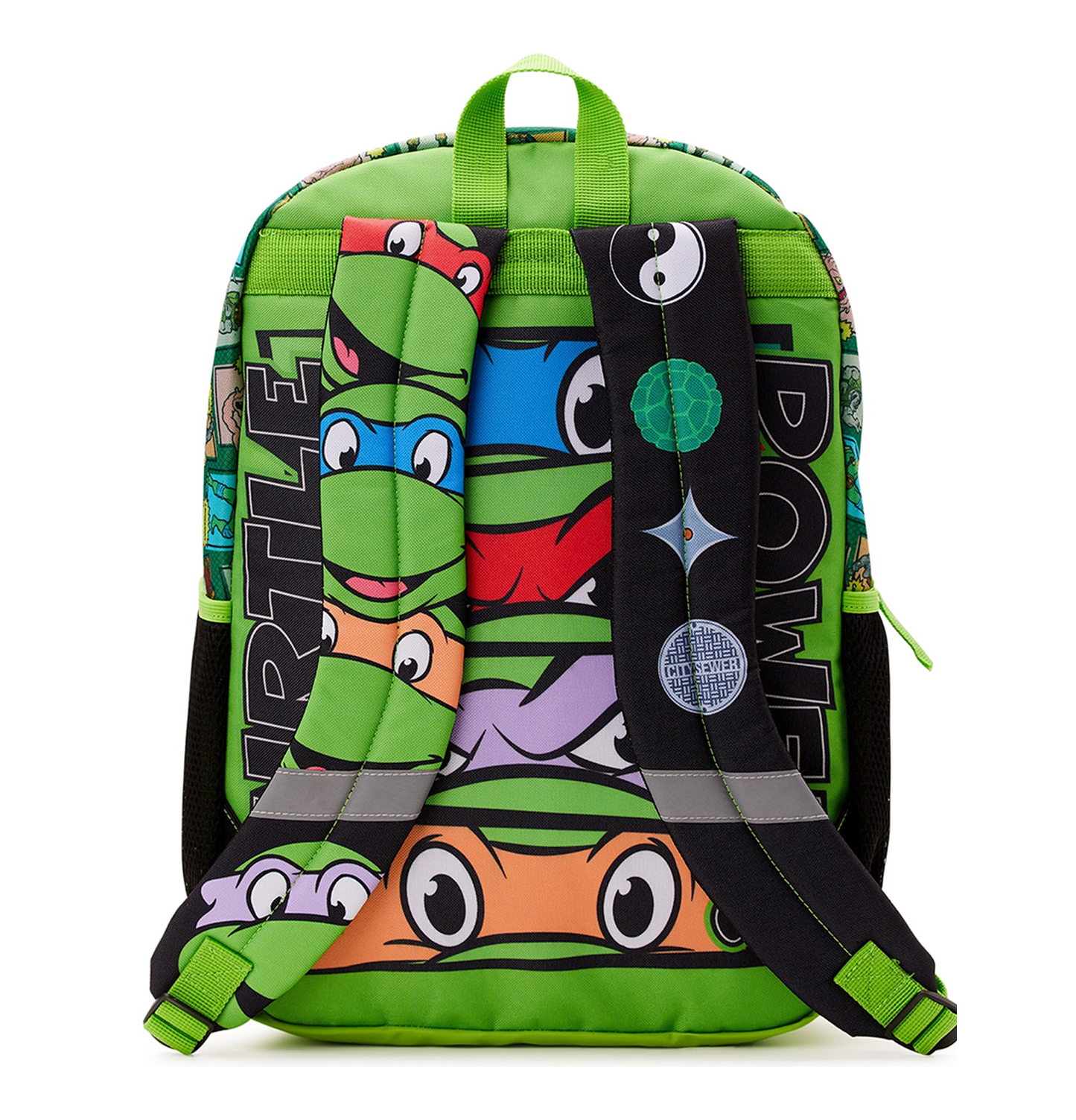 Teenage Mutant Ninja Turtles Kids Pizza Print 17" Laptop Backpack