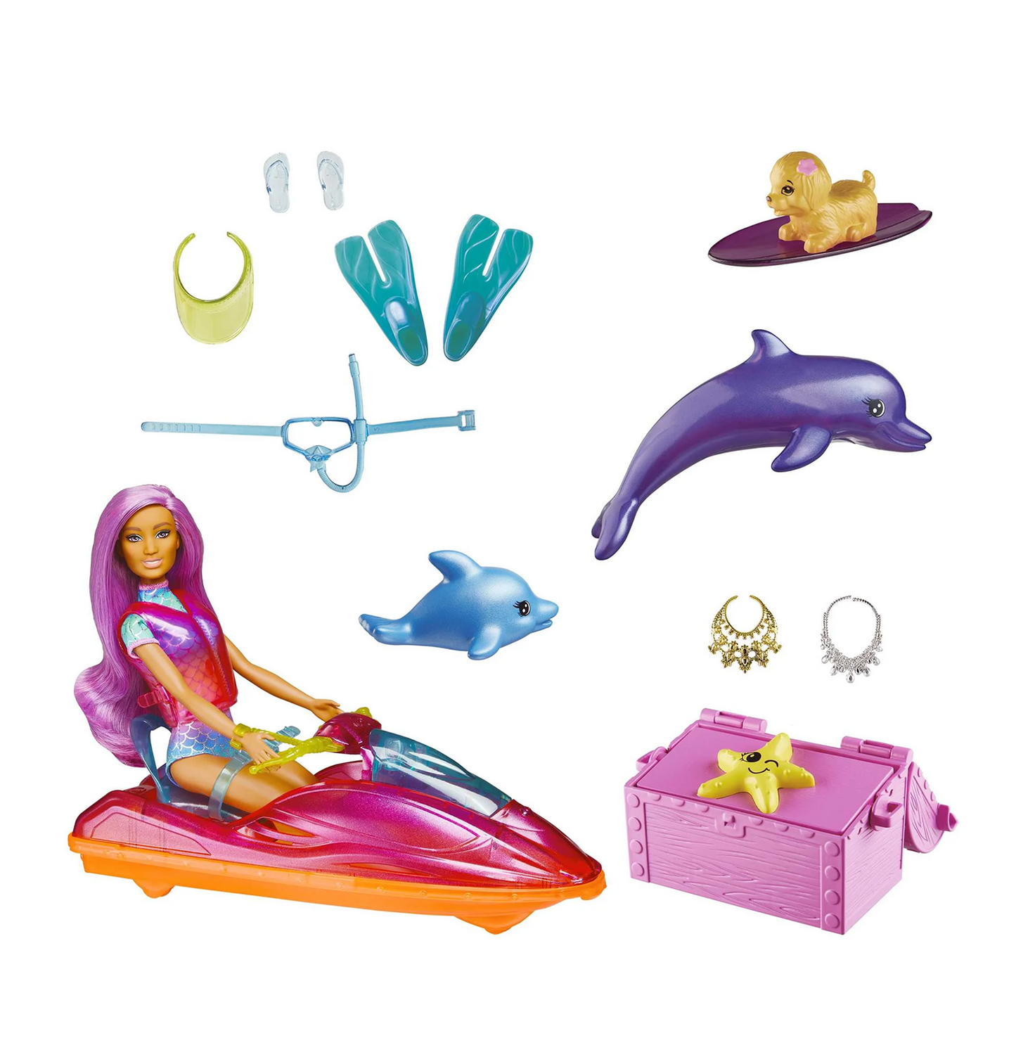 Barbie Dreamtopia Doll with Jet Ski Playset
