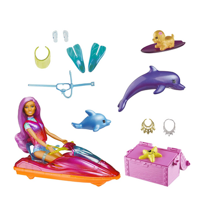 Barbie Dreamtopia Doll with Jet Ski Playset