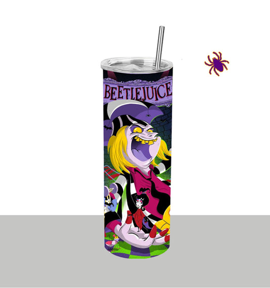 Beetlejuice tumbler