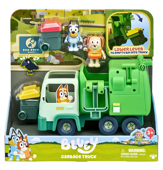 Bluey, Garbage Truck Vehicle Playset