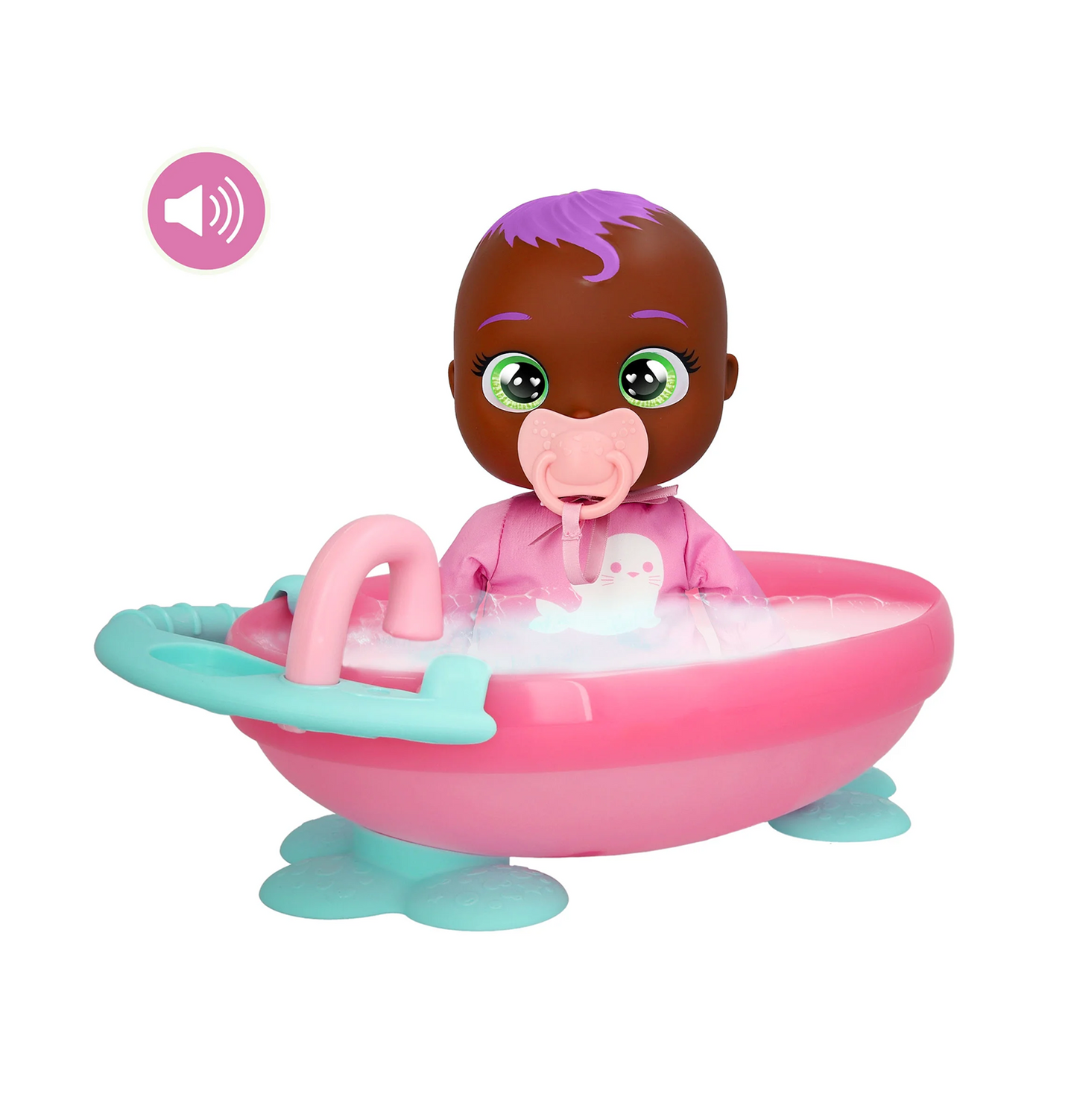 Cry Babies Newborn My First Bath Tiff Baby Doll 6pc Set w/ Bathtub