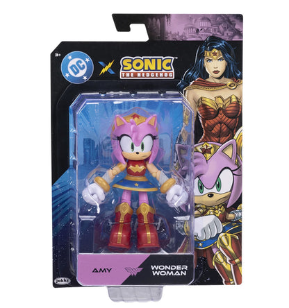 DC X Sonic the Hedgehog 5” Amy as Wonder Woman Action Figure