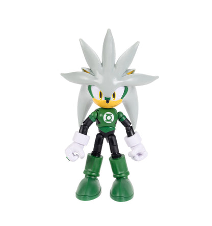 DC X Sonic the Hedgehog 5” Silver as Green Lantern Action Figure