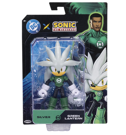 DC X Sonic the Hedgehog 5” Silver as Green Lantern Action Figure