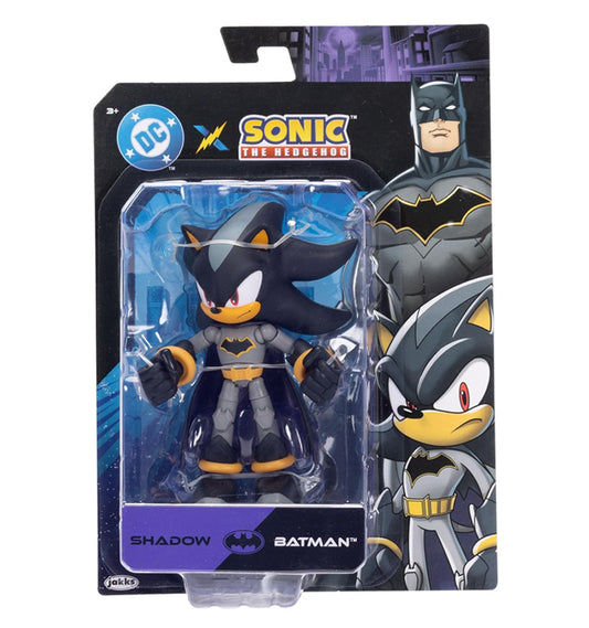 DC X Sonic the Hedgehog 5” Shadow as Batman Action Figure