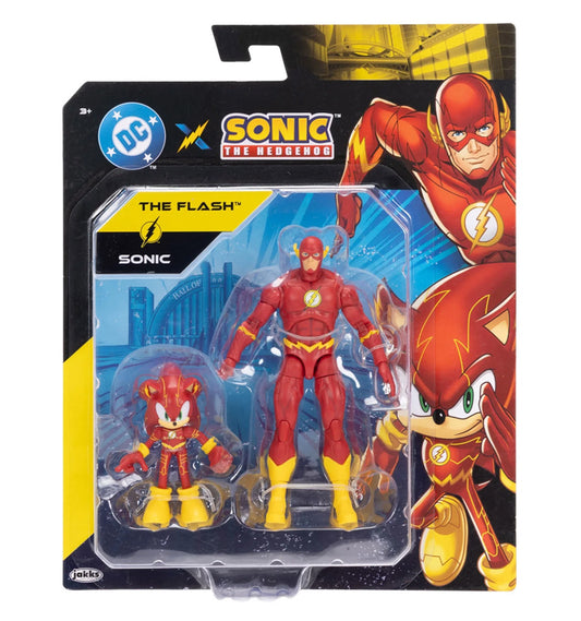 DC X Sonic the Hedgehog Sonic and The Flash Action Figure