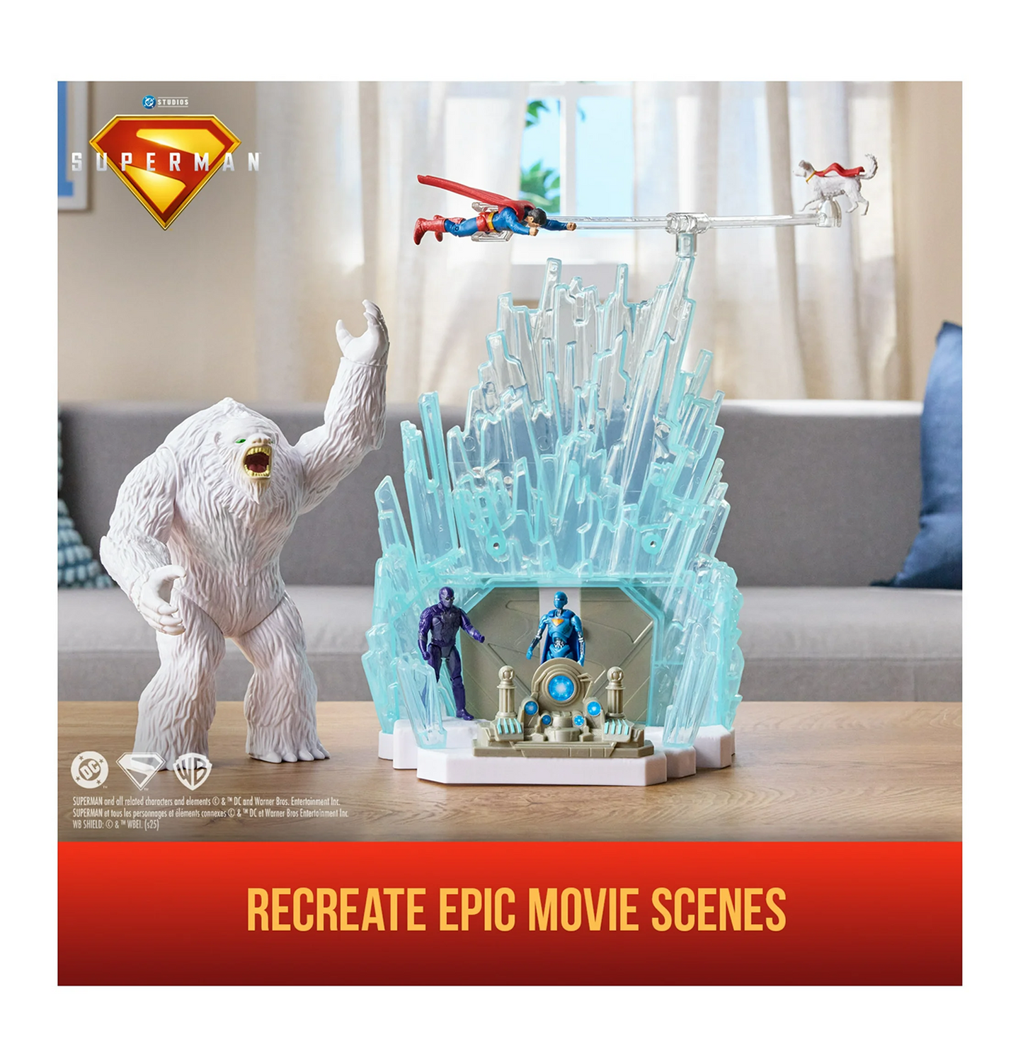 DC Comics Superman Fortress of Solitude Battle Set