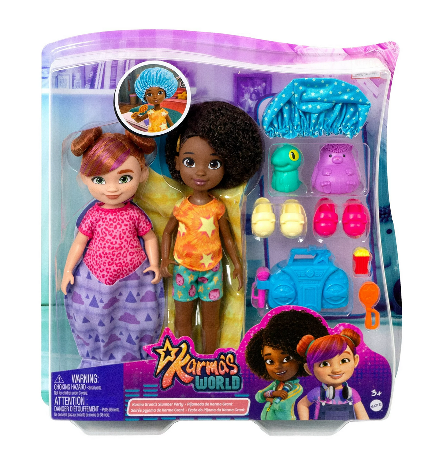 Karma's World Karma Grant's Slumber Party Doll 2-Pack