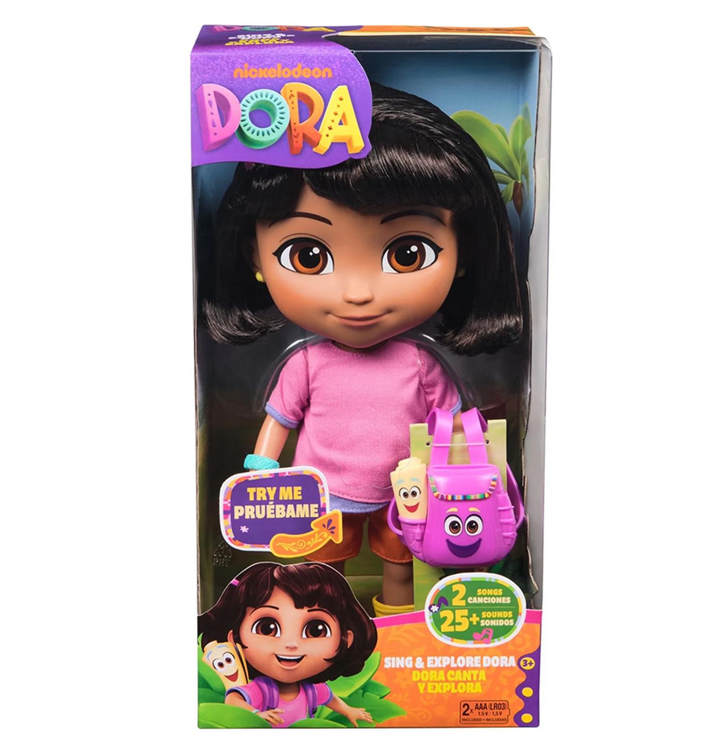 Dora the Explorer, Sing & Explore Dora Doll with Music, Sound Effects