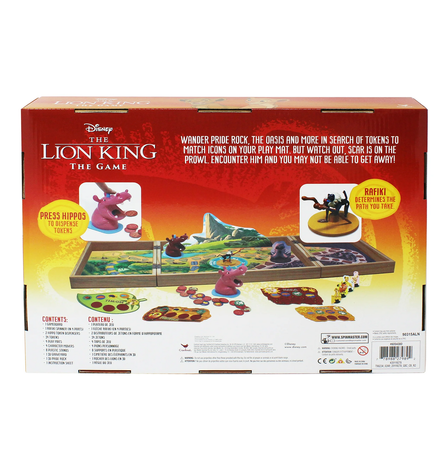 Disney The Lion King Board Game Deluxe Wooden Edition