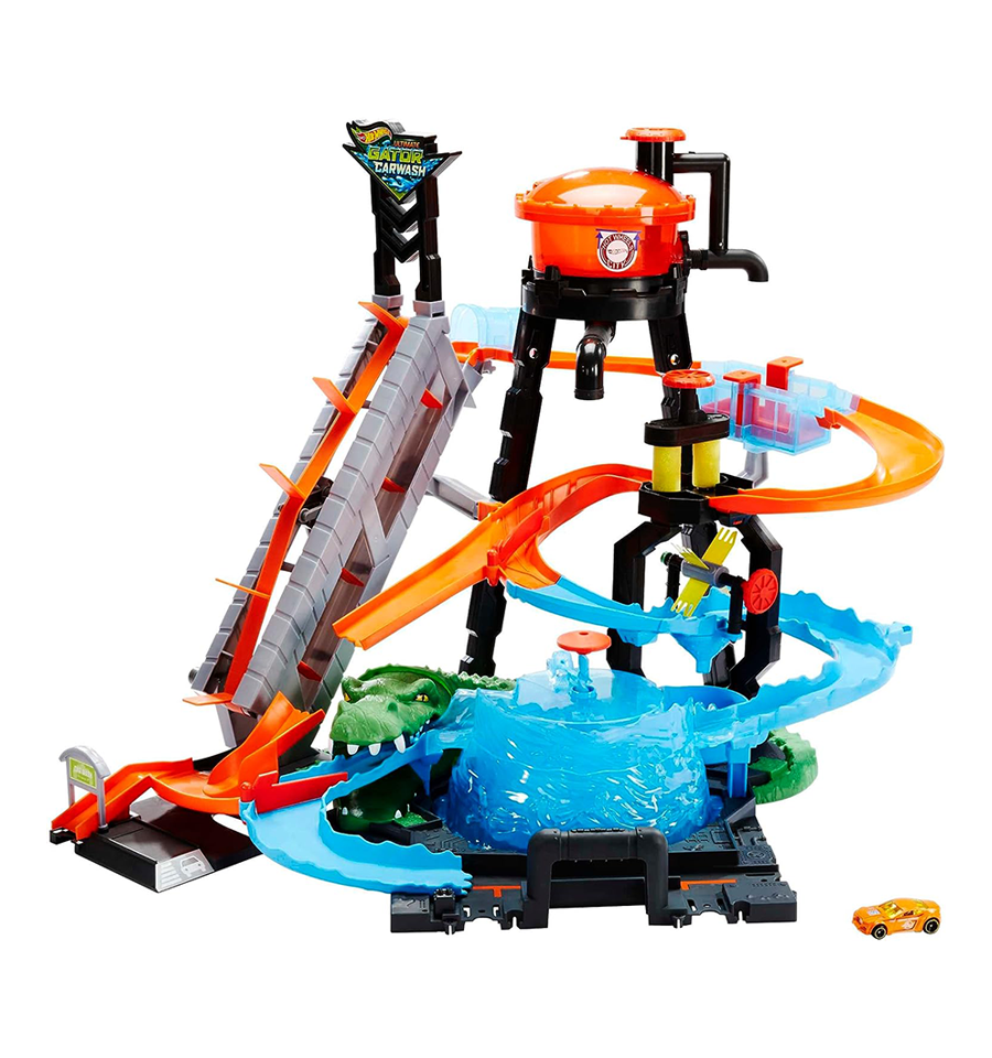 Hot Wheels Ultimate Gator Car Wash Playset