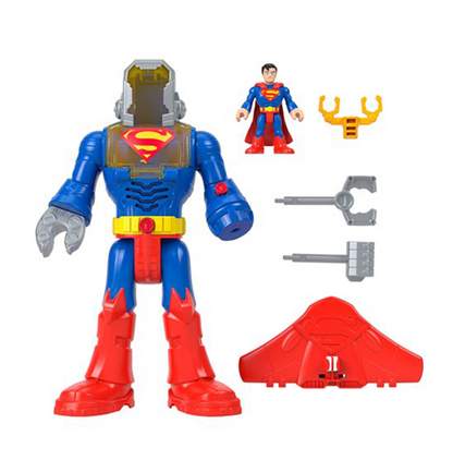 Imaginext DC Super Friends Superman Insider & Exo Suit Robot with Lights & Sounds