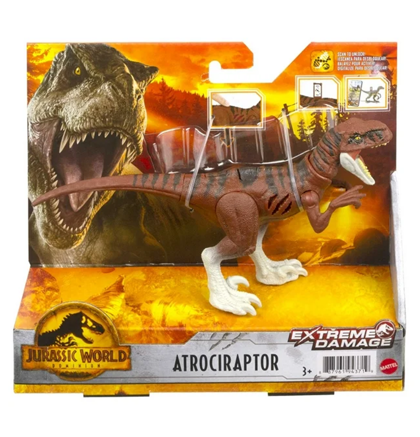 Jurassic World Dominion Extreme Damage Atrociraptor Action Figure