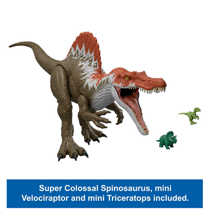 Jurassic World Super Colossal Spinosaurus, 36-Inch-Long Dinosaur Toy