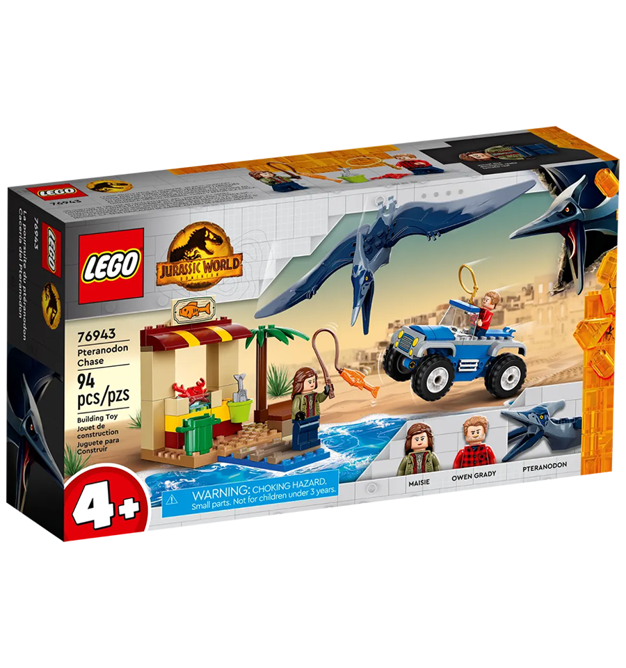 LEGO Jurassic World Pteranodon Chase Dinosaur Playset 76943