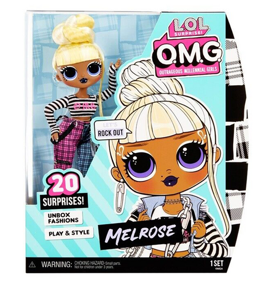 L.O.L Surprise OMG Melrose Fashion Doll with 20 Surprises
