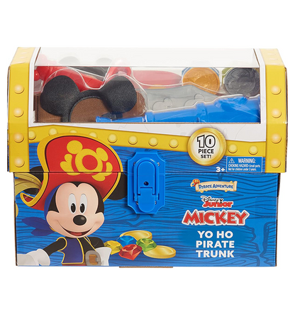 Disney Junior Mickey Mouse Funhouse Yo-Ho Pirate Trunk, Dress Up and Pretend Play